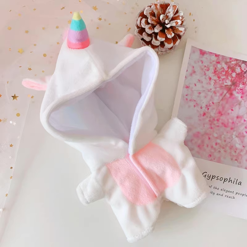 【グッズ-ぬい服】ノンキャラオリジナル ぬいぐるみ用アニマル着ぐるみ 20cm用/ホワイト【G.triGer】