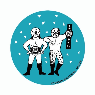 【書泉】書泉オリジナル プロレス缶バッジ 24