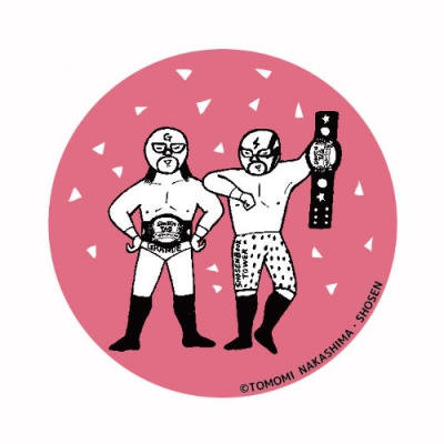 【書泉】書泉オリジナル プロレス缶バッジ 23