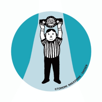 【書泉】書泉オリジナル プロレス缶バッジ 21