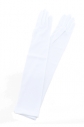 【コスプレ-サポートアイテム】ストレッチ布手袋 ロング 白/Mの画像