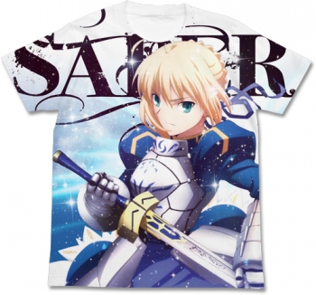 グッズ-Tシャツ】Fate/Zero 騎士王セイバーフルグラフィックTシャツ 