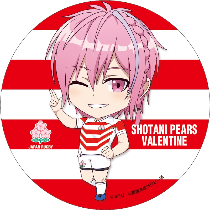 【グッズ-バッチ】トライナイツ ラグビー日本代表 コラボ 丸型缶バッジ 翔谷・ピアーズ・ヴァレンタイン