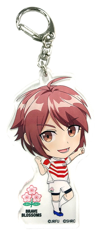 【グッズ-キーホルダー】トライナイツ ラグビー日本代表 コラボ アクリルキーホルダー 冬原 灯利