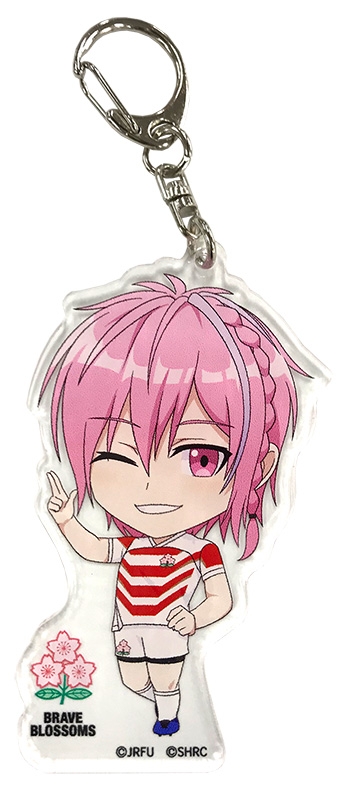 【グッズ-キーホルダー】トライナイツ ラグビー日本代表 コラボ アクリルキーホルダー 翔谷・ピアーズ・ヴァレンタイン