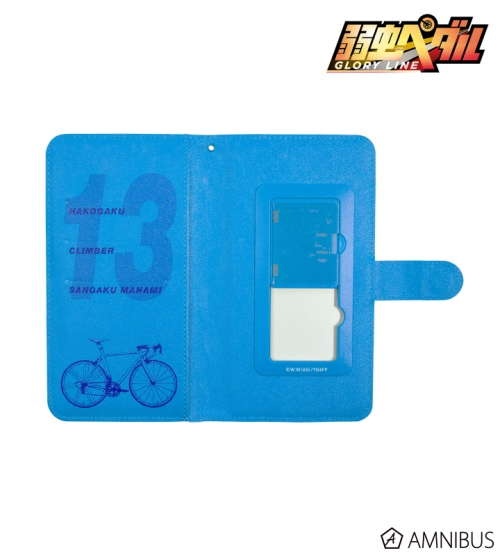 グッズ カバーホルダー 弱虫ペダル Glory Line 手帳型スマホケース 真波山岳 対象機種 Mサイズ 再販 アニメイト