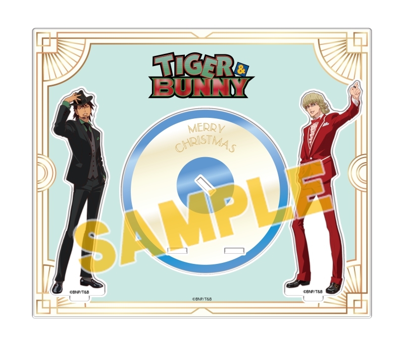 【グッズ-セットもの】TIGER ＆ BUNNY 卓上アクリルクリスマスツリー＆オーナメントセット