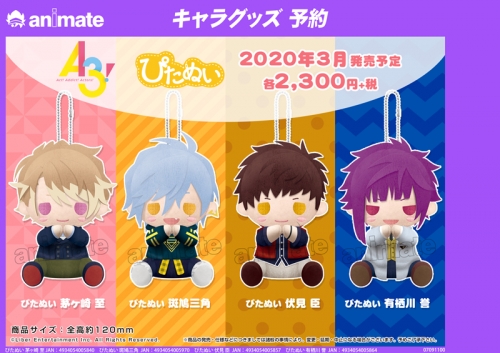 グッズ ぬいぐるみ A3 ぴたぬい 斑鳩三角 再販 アニメイト