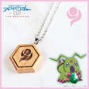 【グッズ-ネックレス】デジモンアドベンチャー02 THE BEGINNING 紋章ウッドネックレス 優しさの紋章の画像