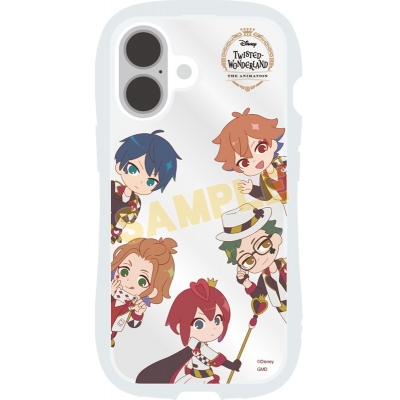 【グッズ-携帯ケース】ディズニー ツイステッドワンダーランド iPhone16 対応クリスタルクリアケース ハーツラビュル