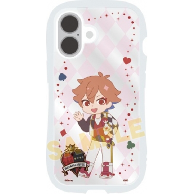 【グッズ-携帯ケース】ディズニー ツイステッドワンダーランド iPhone16 対応 3WAY クリスタルクリアケース エース・トラッポラ