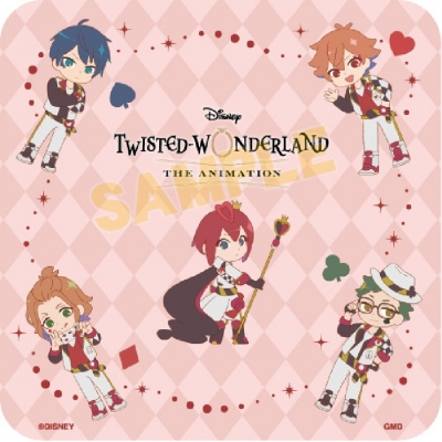 【グッズ-携帯窓拭き】ディズニー ツイステッドワンダーランド モバイルクリーナー ハーツラビュル