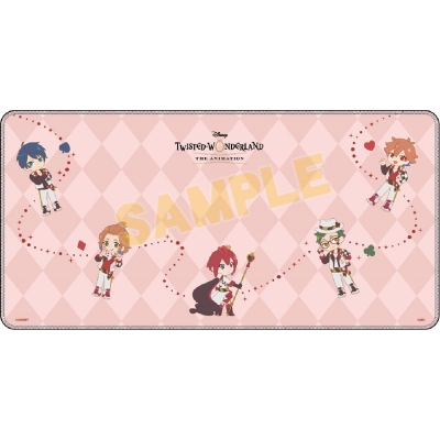 【グッズ-デスクマット】ディズニー ツイステッドワンダーランド デスクマット ハーツラビュル