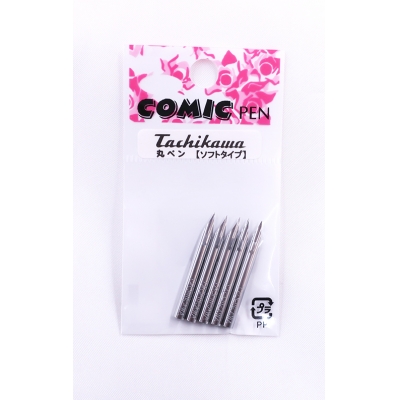 【画材-その他】コアデ タチカワ・丸ペンソフト・5本組