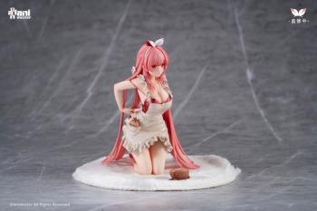 x-girl ウサギフィギュア ホワイト/レッド 美少女フィギュア】白いウサギRosu エプロンVer. 1/7 完成品フィギュア | アニメイト