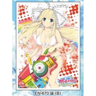 【グッズ-カードケース】閃乱カグラ PEACH BEACH SPLASH詠 キャラクタースリーブ(B)(EN-670)