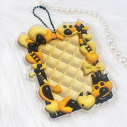 【グッズ-スタンドポップ】ノンキャラオリジナル アクリルフレーム 【ぷっくり】 トレカ・アクスタ用/イエロー【G.triGer】の画像
