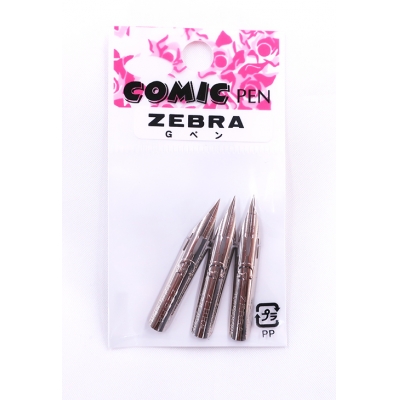 【画材-その他】コアデ ゼブラ・丸ペンA 3本組