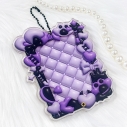 【グッズ-スタンドポップ】ノンキャラオリジナル アクリルフレーム 【ぷっくり】 トレカ・アクスタ用/パープル【G.triGer】の画像