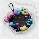 【グッズ-スタンドポップ】ノンキャラオリジナル 缶バッジ用アクリルフレーム 【ぷっくり】58mm用/カラフル【G.triGer】の画像