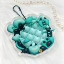 【グッズ-スタンドポップ】ノンキャラオリジナル 缶バッジ用アクリルフレーム 【ぷっくり】58mm用/グリーン【G.triGer】の画像
