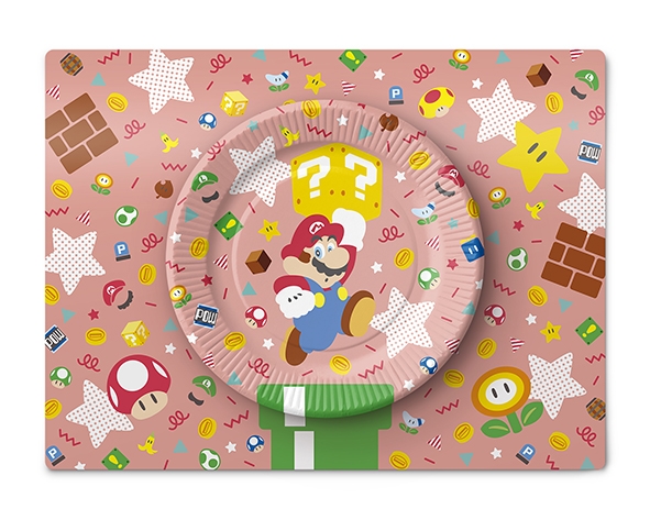 グッズ-テーブルウェア】スーパーマリオ ホーム&パーティ ペーパー 