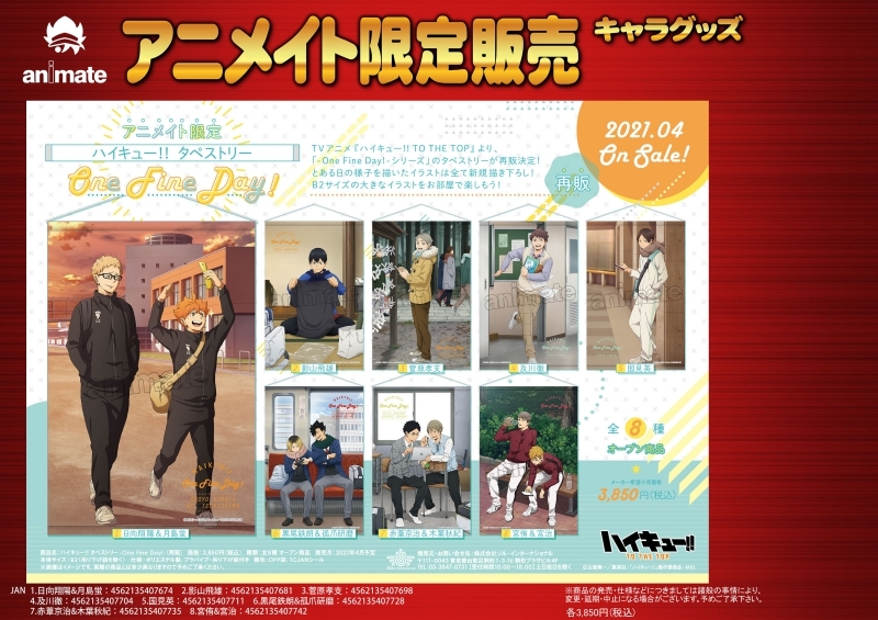 グッズ-タペストリー】ハイキュー!! タペストリー -One Fine Day!- 2 