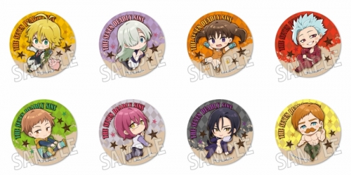 グッズ バッチ 七つの大罪 神々の逆鱗 トレーディング缶バッジ ぷかっしゅ 再販 アニメイト