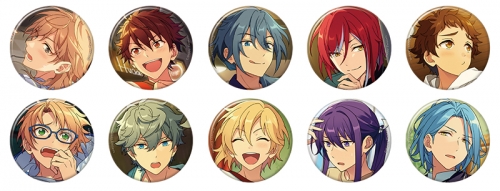 グッズ バッチ あんさんぶるスターズ Shuffleコレ缶バッジ Atoz Xxveil Casual Side 再販 アニメイト