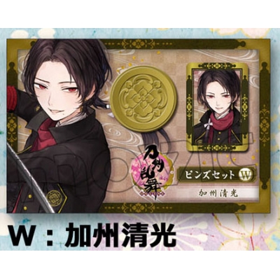 グッズ ピンバッチ 刀剣乱舞 Online ピンズセット W 加州清光 再販 アニメイト グッズ ピンバッチ 刀剣乱舞 Online ピンズセット W 加州清光 再販 アニメイト