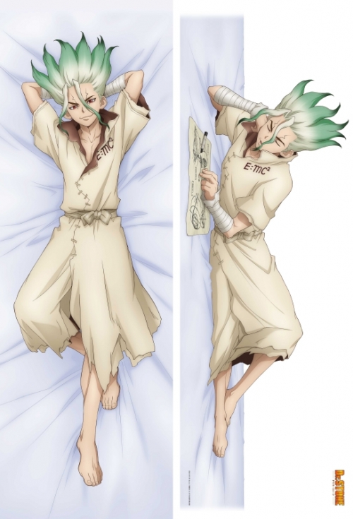 グッズ-ピローケース】Dr.STONE 描き下ろしスムース抱き枕カバー 石神 