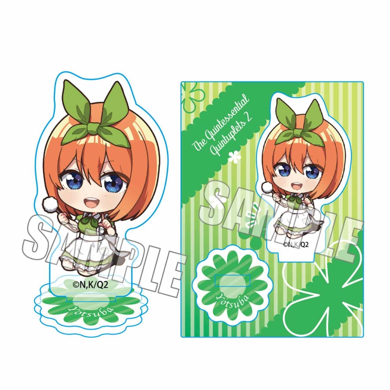 お取り寄せ受注生産 グッズ スタンドポップ 五等分の花嫁 ミニスタンド 中野 四葉 ひざまくらver 一般販売分 手動タイプコンビ グッズ アパレル キャラクターアイテム Arbaldas Lt