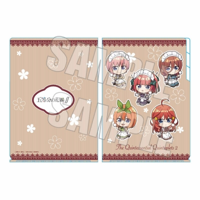 【グッズ-クリアファイル】五等分の花嫁∬ クリアファイル3ポケット/集合B ひざまくらver.【一般販売分】