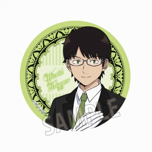 グッズ バッチ ワールドトリガー 缶バッジ 三雲 修 執事服ver 再販 アニメイト