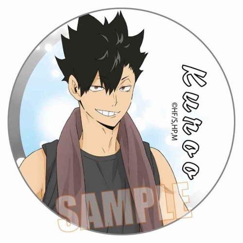 グッズ バッチ ハイキュー 缶バッジ 黒尾 鉄朗 プール掃除ver 一般販売分 アニメイト