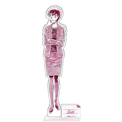 【グッズ-スタンドポップ】名探偵コナン ペンシルアート アクリルスタンドコレクションVol.2 佐藤美和子【再販】
