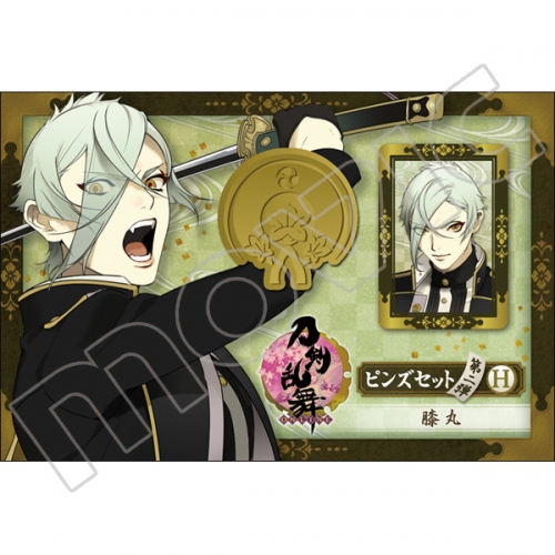 グッズ ピンバッチ 刀剣乱舞 Online ピンズセット H 膝丸 三次受注 アニメイト
