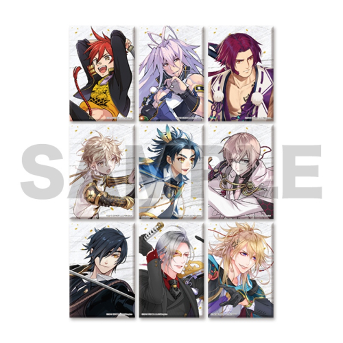グッズ-バッチ】刀剣乱舞ONLINE 五周年記念祝画スクエア缶バッジ 