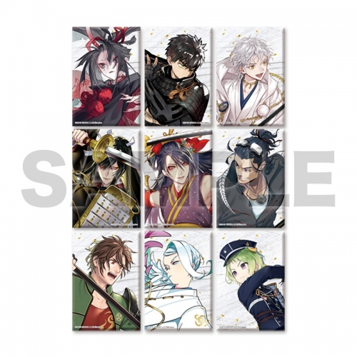 グッズ-バッチ】刀剣乱舞ONLINE 五周年記念祝画スクエア缶バッジ  