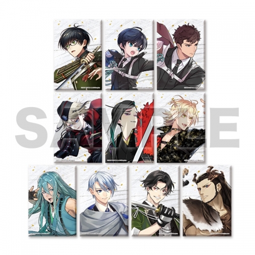 グッズ-バッチ】刀剣乱舞ONLINE 五周年記念祝画スクエア缶バッジ  