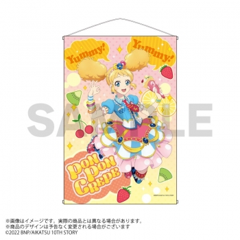 グッズ-タペストリー】『アイカツ！』×マリオンクレープ 描きおろしB2 