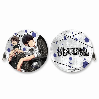 【グッズ-コインケース】桃源暗鬼 丸形コインケース B (四季&無人)【一般販売分】