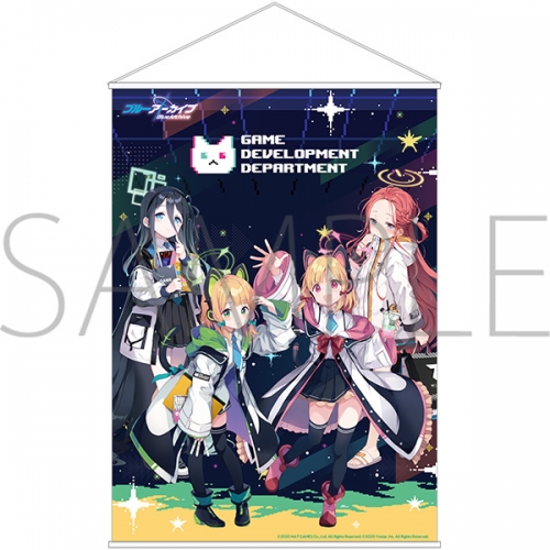 グッズ-タペストリー】ブルーアーカイブ タペストリー/ゲーム開発部 