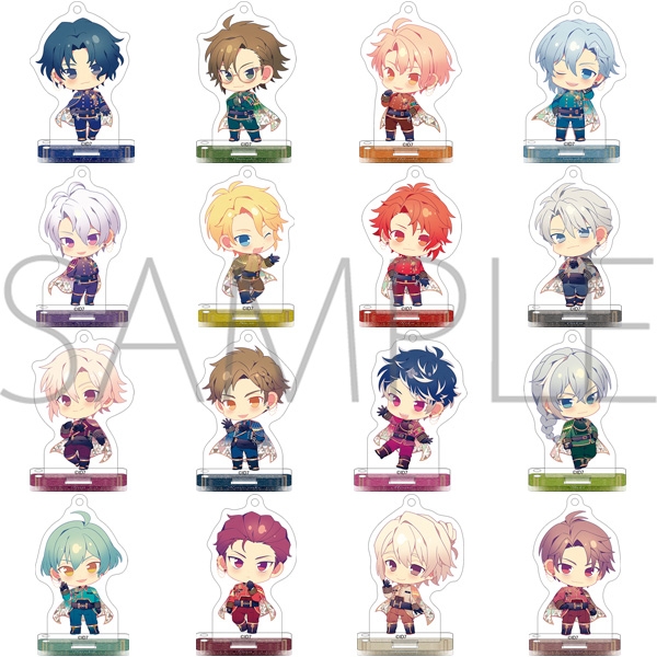 【グッズ-キーホルダー】アイドリッシュセブン スタンド付きアクリルキーホルダーコレクション/7周年ミニキャラ【再販】