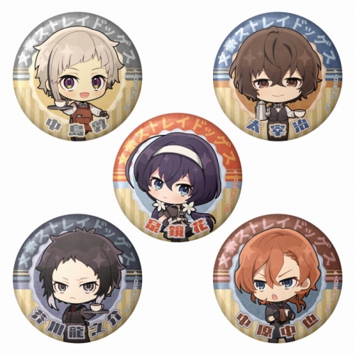 グッズ-バッチ】文豪ストレイドッグス トレーディング缶バッジ 純文豪 