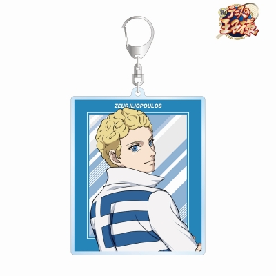 【グッズ-キーホルダー】新テニスの王子様 描き下ろしイラスト ゼウス・イリオポウロス 戦う背中ver. BIGアクリルキーホルダー【再販】