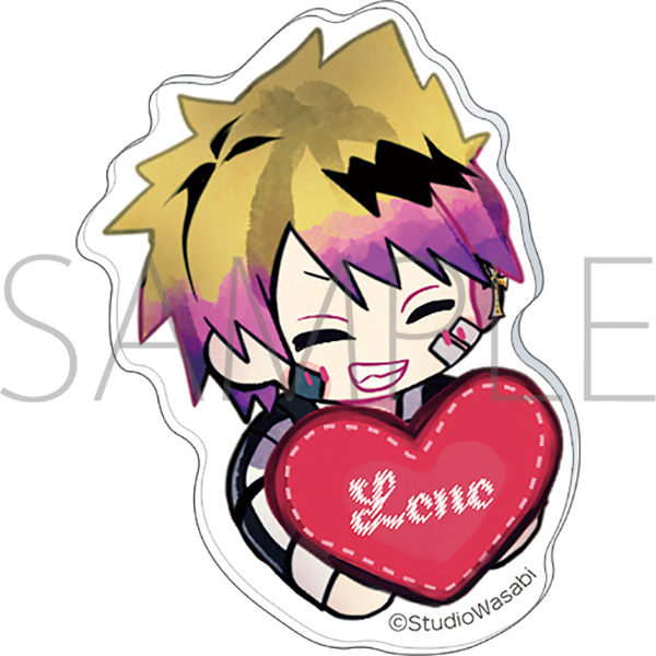 【グッズ-バッチ】悪魔執事と黒い猫 おなまえアクリルバッジ/ロノ【三次受注】