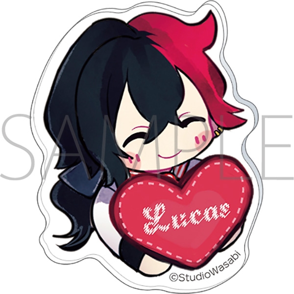 【グッズ-バッチ】悪魔執事と黒い猫 おなまえアクリルバッジ/ルカス【三次受注】