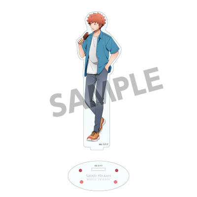【グッズ-スタンドポップ】ワールドトリガー 描き下ろしアクリルフィギュア 水上敏志 日常 ver.【再販】