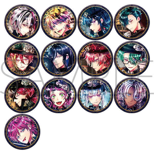 【グッズ-バッチ】悪魔執事と黒い猫 キャラバッジコレクション/Butler’s valentine【三次受注】